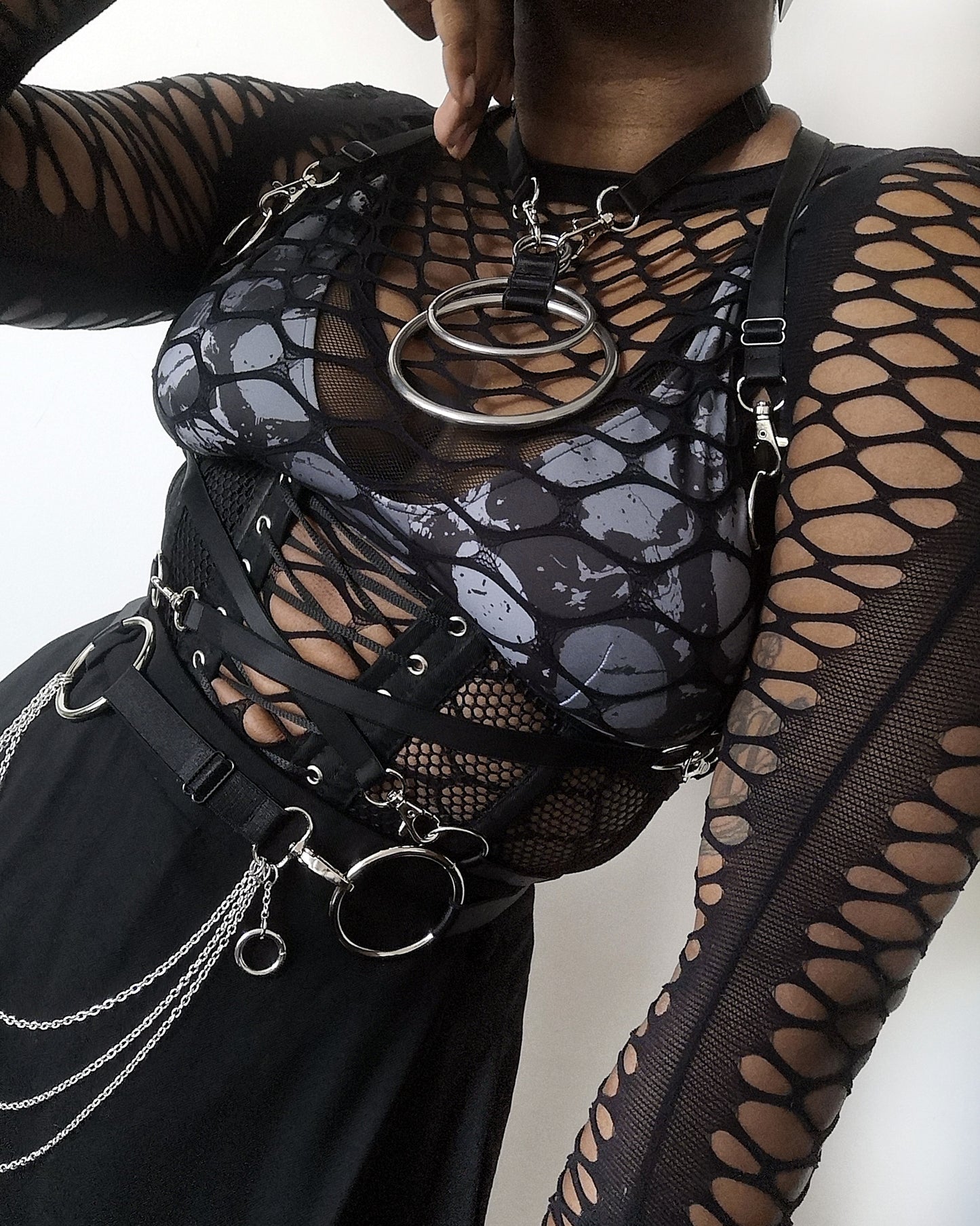 XL Ring Drape Chain Belt