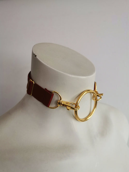 Bordeaux Clasp Choker