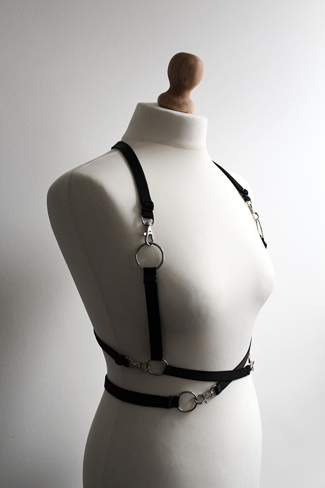 Adjustable Suspender Clasp Chest Harness