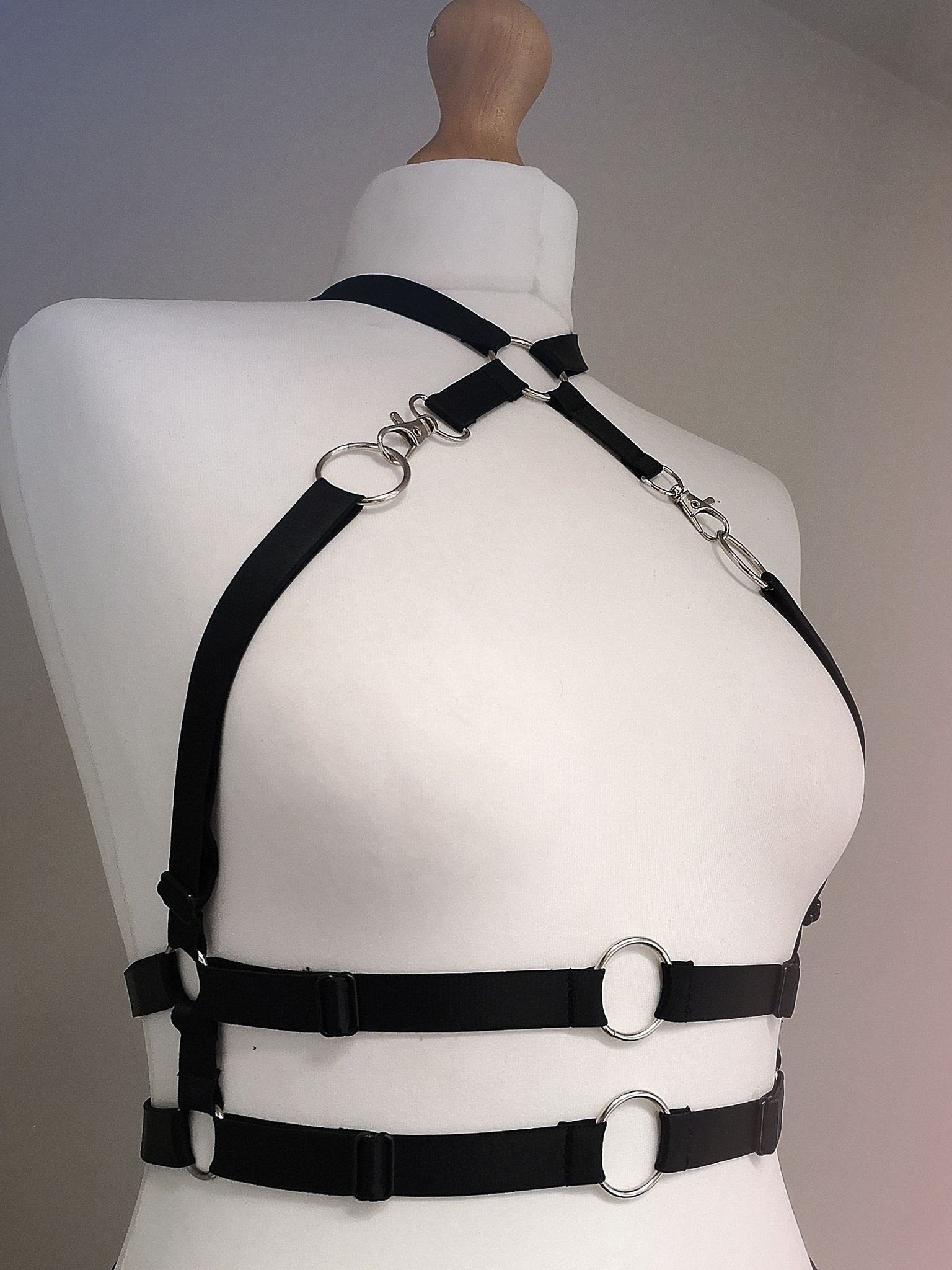 Cage Clasp Adjustable Chest Harness