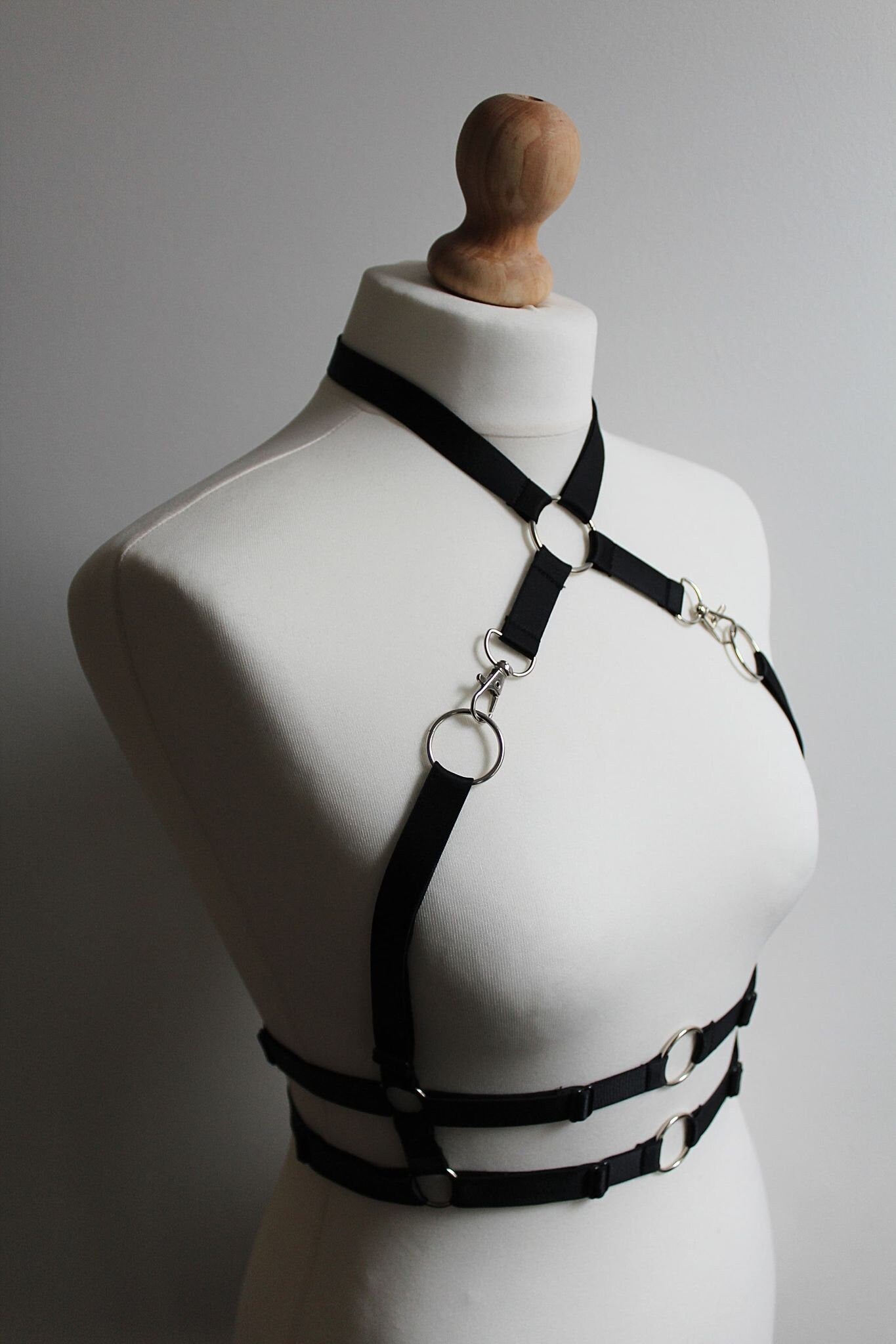 Cage Clasp Adjustable Chest Harness