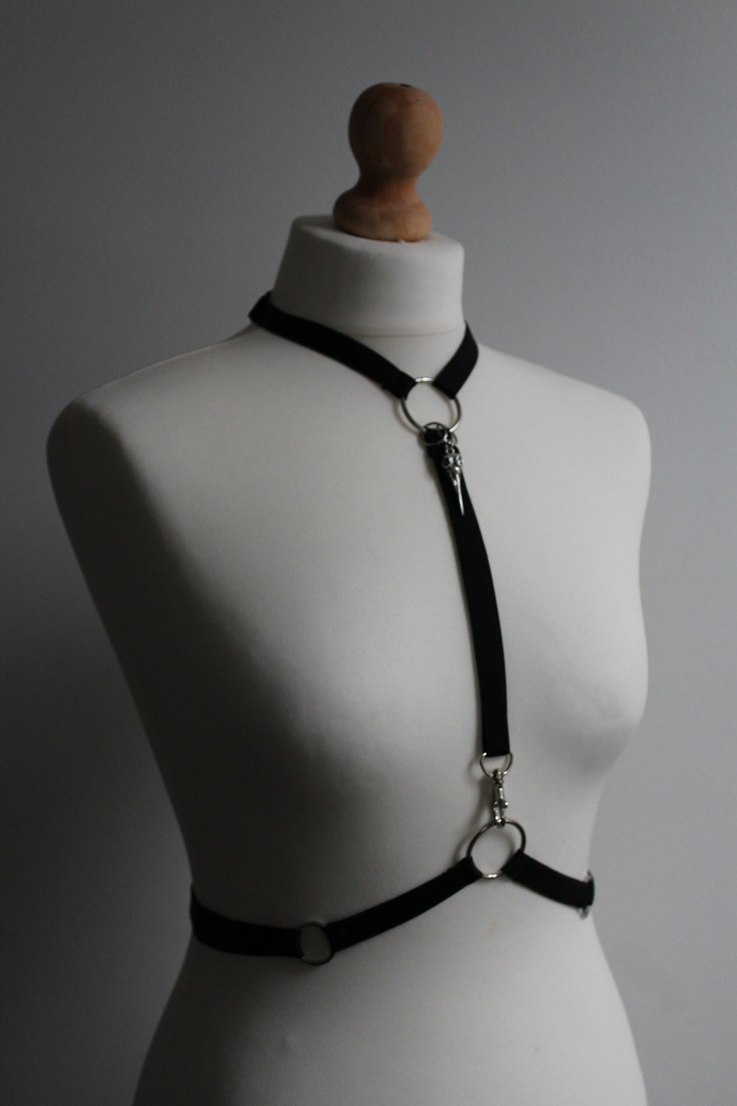 Bird Skull Pendant Clasp Chest Harness